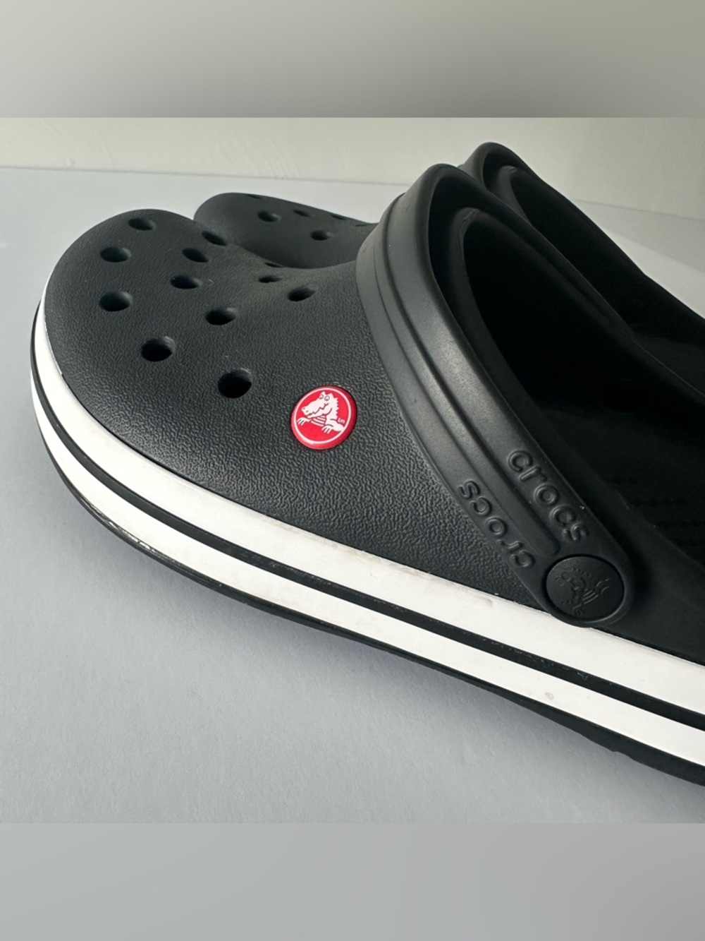 Crocs Crocband Clogs Black and White